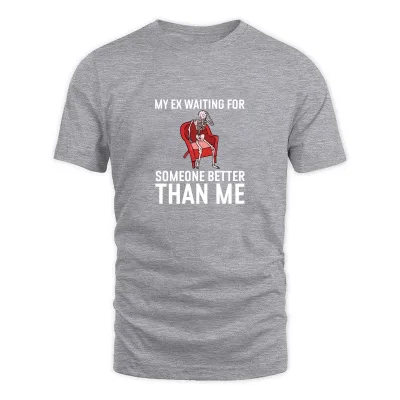 Men's Grey Funny Recently Divorced Divorce Design Party Gift T-Shirt