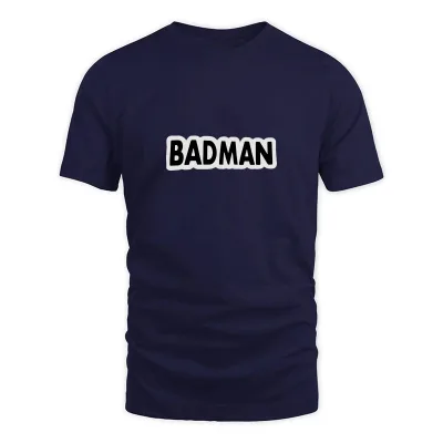 Men's Navy Badman Women's S T-Shirt