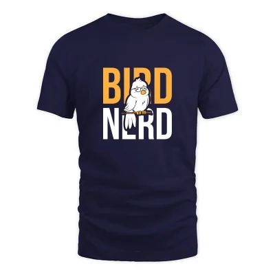 Men's Navy Birds Bird Lover Bird Nerd Bird Gift Idea T-Shirt