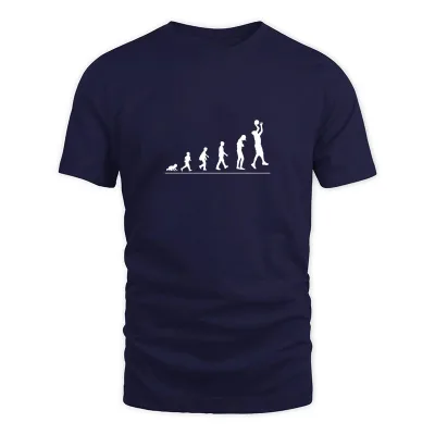 Men's Navy Born To Play Basketball - Sports Gift Idea Shirt T-Shirt