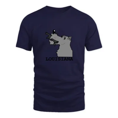 Men's Navy Louisiana T-Shirt