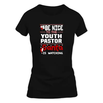 Women's Black Youth Pastor T-Shirt