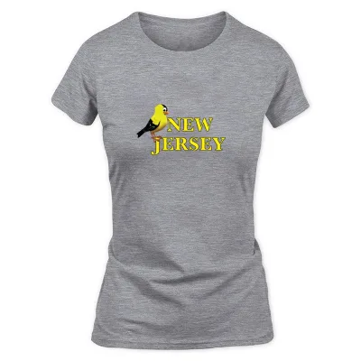 Women's Grey New Jersey. T-Shirt