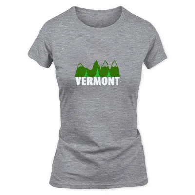 Women's Grey Vermont T-Shirt