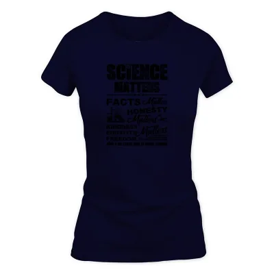 Women's Navy Funny Science Shirt T-Shirt